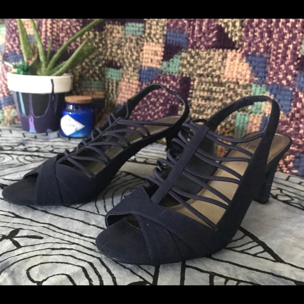 Navy Blue Heels